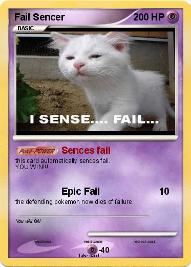 Pokemon Fail Sencer