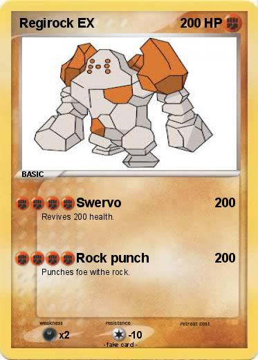 Pokemon Regirock EX