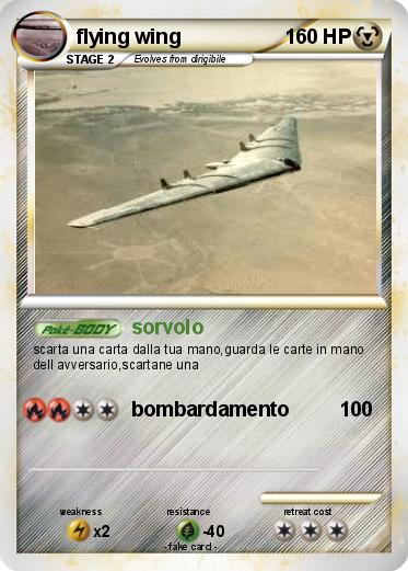 Pokemon flying wing