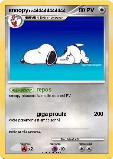 Pokemon snoopy