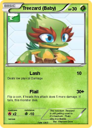 Pokemon Treezard (Baby)