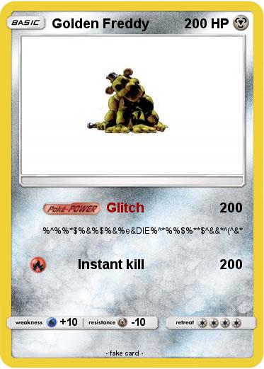 Pokemon Golden Freddy
