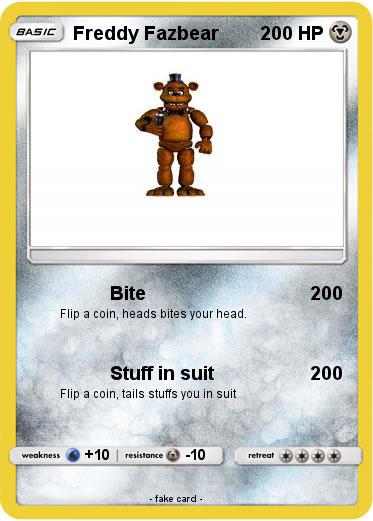 Pokemon Freddy Fazbear