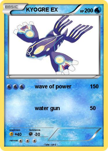 Pokemon KYOGRE EX