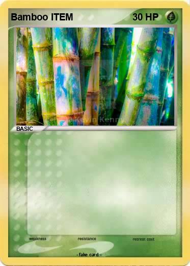 Pokemon Bamboo ITEM
