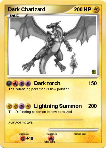 Pokemon Dark Charizard