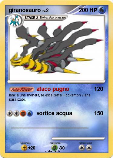 Pokemon giranosauro