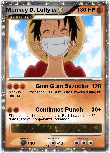 Pokemon Monkey D. Luffy