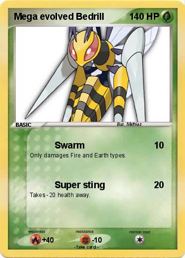 Pokemon Mega evolved Bedrill