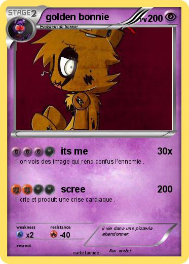 Pokemon golden bonnie