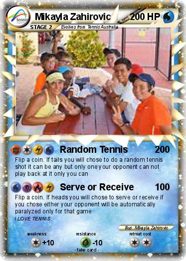 Pokemon Mikayla Zahirovic