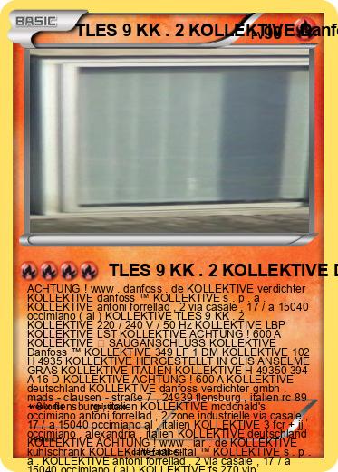 Pokemon TLES 9 KK . 2 KOLLEKTIVE Danfoss ™