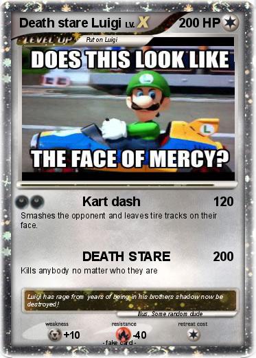 Pokemon Death stare Luigi