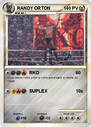 Pokemon RANDY ORTON