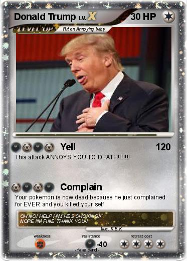 Pokemon Donald Trump