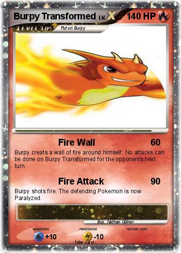 Pokemon Burpy Transformed