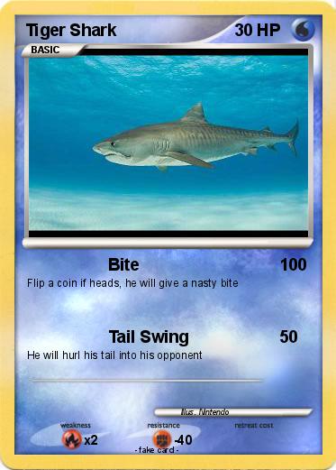Pokemon Tiger Shark