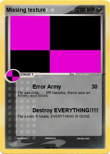 Pokemon Missing texture