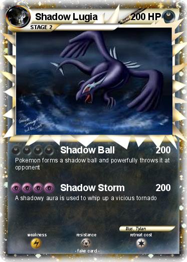 Pokemon Shadow Lugia