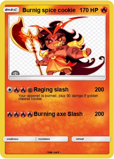 Pokemon Burnig spice cookie