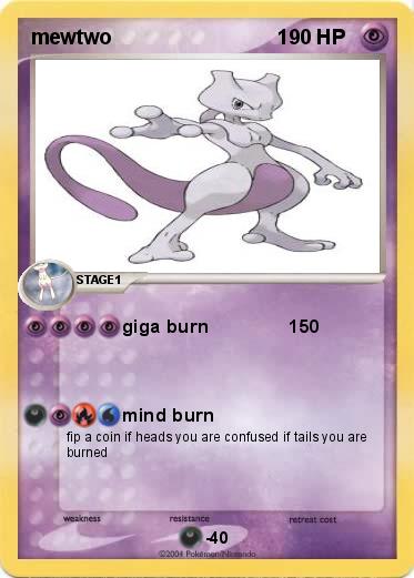 Pokemon mewtwo                             1 