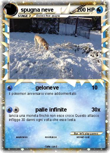 Pokemon spugna neve