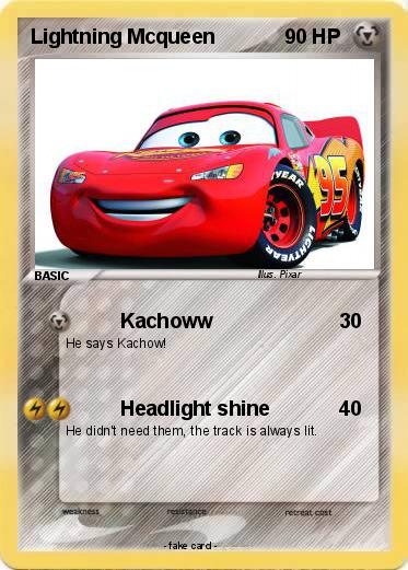Pokemon Lightning Mcqueen