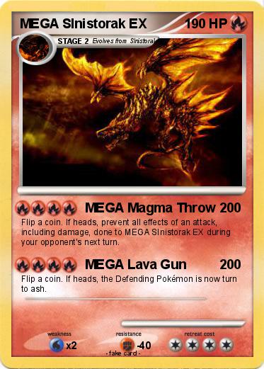 Pokemon MEGA SInistorak EX
