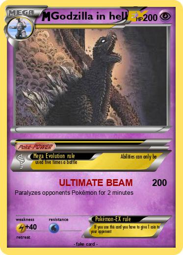 Pokemon Godzilla in hell