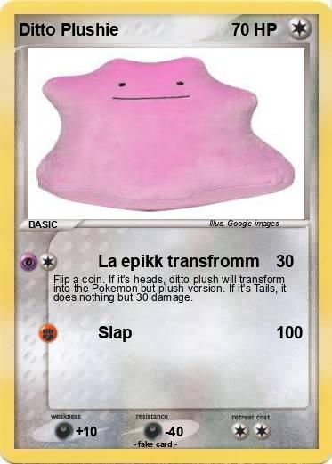 Pokemon Ditto Plushie