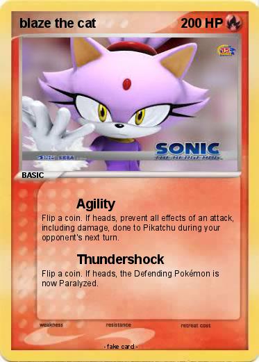 Pokemon blaze the cat