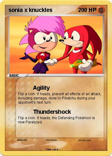 Pokemon sonia x knuckles