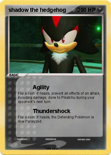 Pokemon shadow the hedgehog