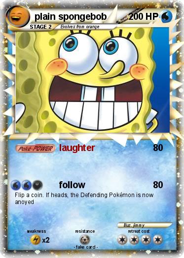 Pokemon plain spongebob