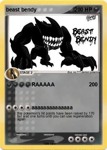 Pokemon beast bendy