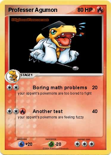 Pokemon Professer Agumon