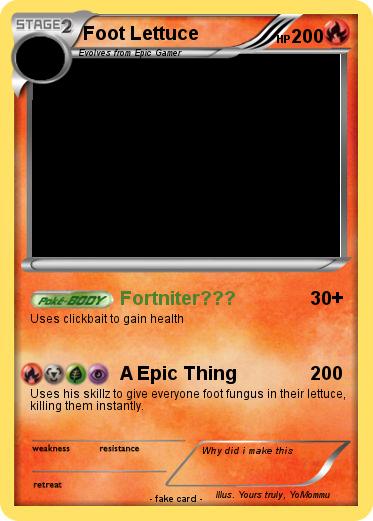Pokemon Foot Lettuce