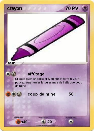 Pokemon crayon