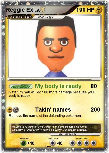 Pokemon Reggie Ex
