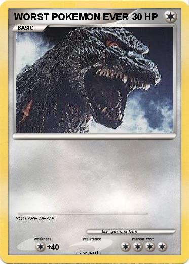Pokemon WORST POKEMON EVER