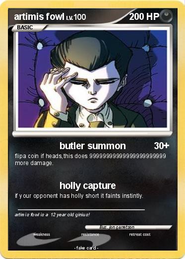 Pokemon artimis fowl