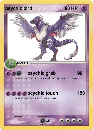 Pokemon psychic bird
