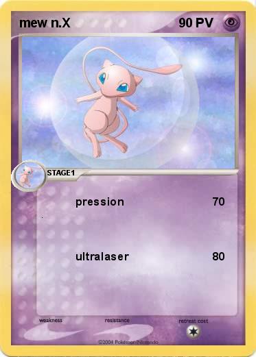 Pokemon mew n.X