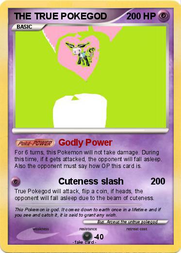 Pokemon THE TRUE POKEGOD