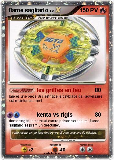 Pokemon flame sagitario