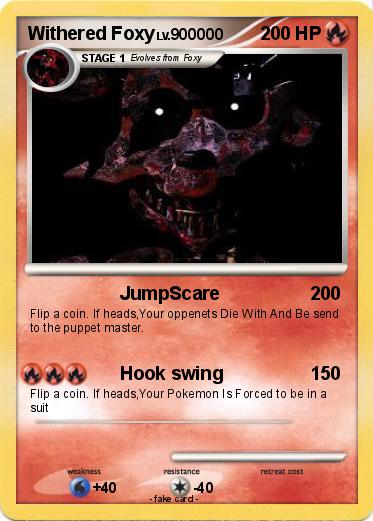 Pokemon Withered Foxy