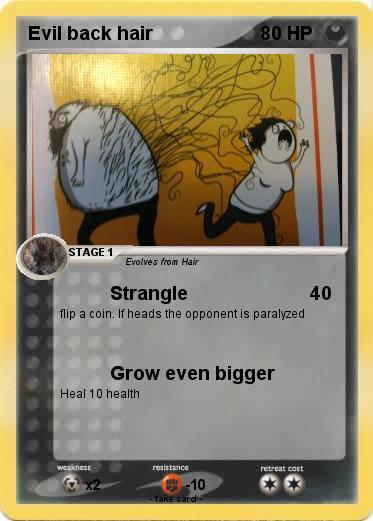 Pokemon Evil back hair