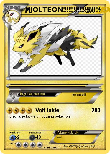 Pokemon JOLTEON!!!!!!!!!!!!!!!!!!!!!