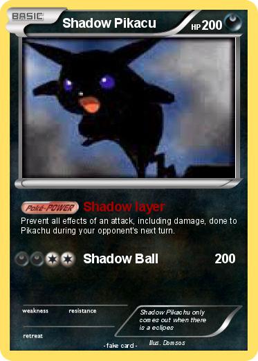 Pokemon Shadow Pikacu
