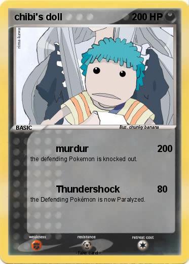Pokemon chibi's doll